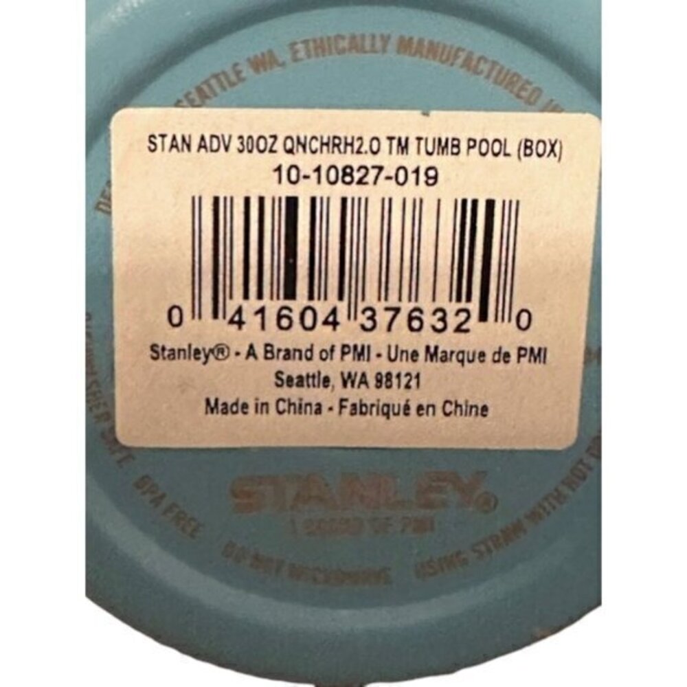 Stanley Quencher H2.0 Tumbler 30‎ oz Pool Blue Limited Edition Release SOLD OUT - Picture 5 of 7